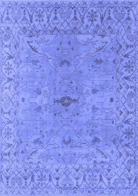 Oriental Blue Industrial Rug, urb1621blu