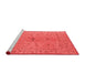 Industrial Red Washable Rugs