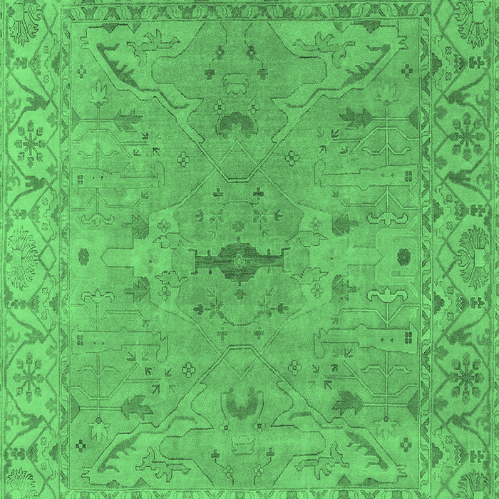 Oriental Emerald Green Industrial Rug, urb1621emgrn