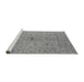 Sideview of Machine Washable Oriental Gray Industrial Rug, wshurb1621gry