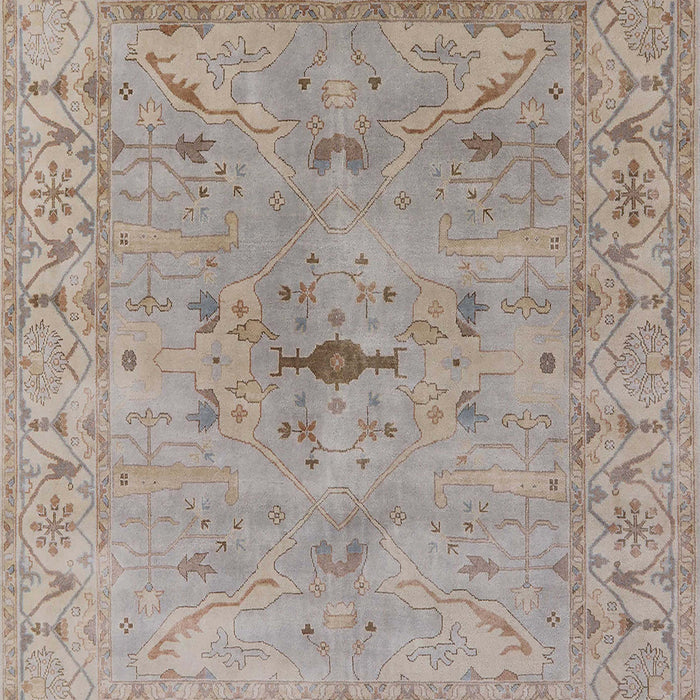 Mid-Century Modern Dark Almond Brown Oriental Rug, urb1622