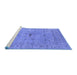 Sideview of Machine Washable Oriental Blue Industrial Rug, wshurb1622blu