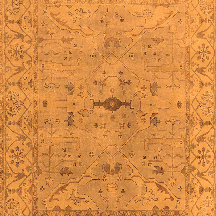 Machine Washable Oriental Orange Industrial Area Rugs, wshurb1622org