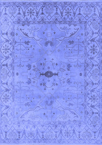 Oriental Blue Industrial Rug, urb1622blu