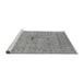 Sideview of Machine Washable Oriental Gray Industrial Rug, wshurb1622gry