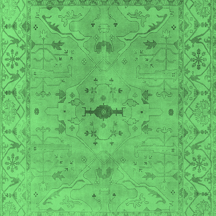 Oriental Emerald Green Industrial Rug, urb1622emgrn