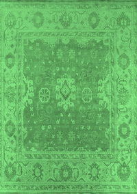 Oriental Emerald Green Industrial Rug, urb1623emgrn