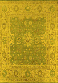 Oriental Yellow Industrial Rug, urb1623yw