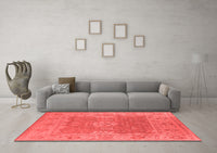 Machine Washable Oriental Red Industrial Rug, wshurb1623red