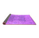 Sideview of Oriental Purple Industrial Rug, urb1623pur