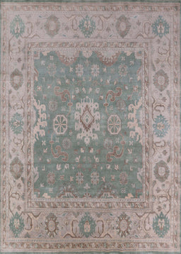 Mid-Century Modern Rosy Brown Pink Oriental Rug, urb1623