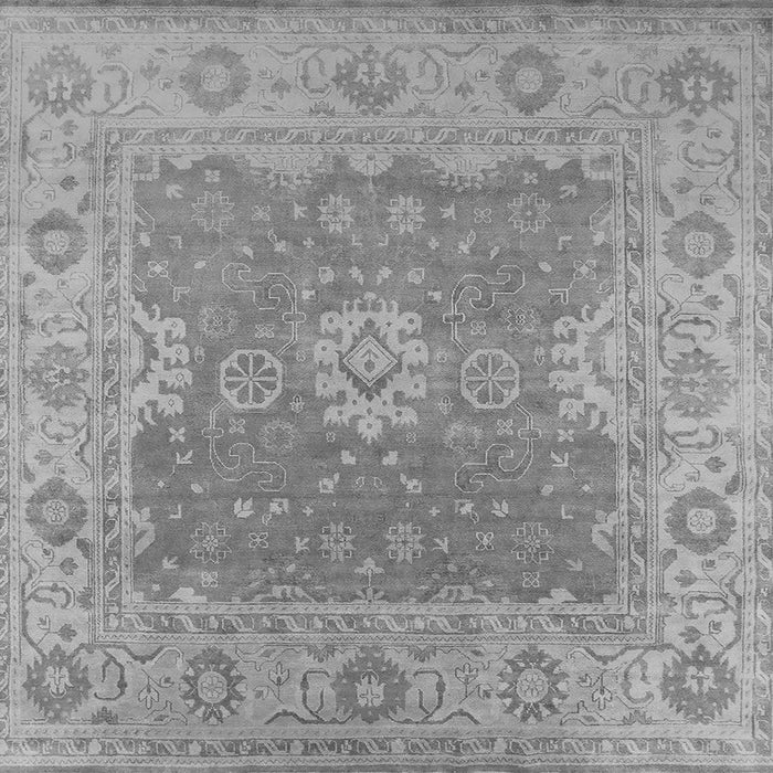 Square Oriental Gray Industrial Rug, urb1623gry