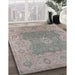 Machine Washable Industrial Modern Rosy Brown Pink Rug in a Family Room, wshurb1623