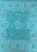 Oriental Light Blue Industrial Rug, urb1623lblu