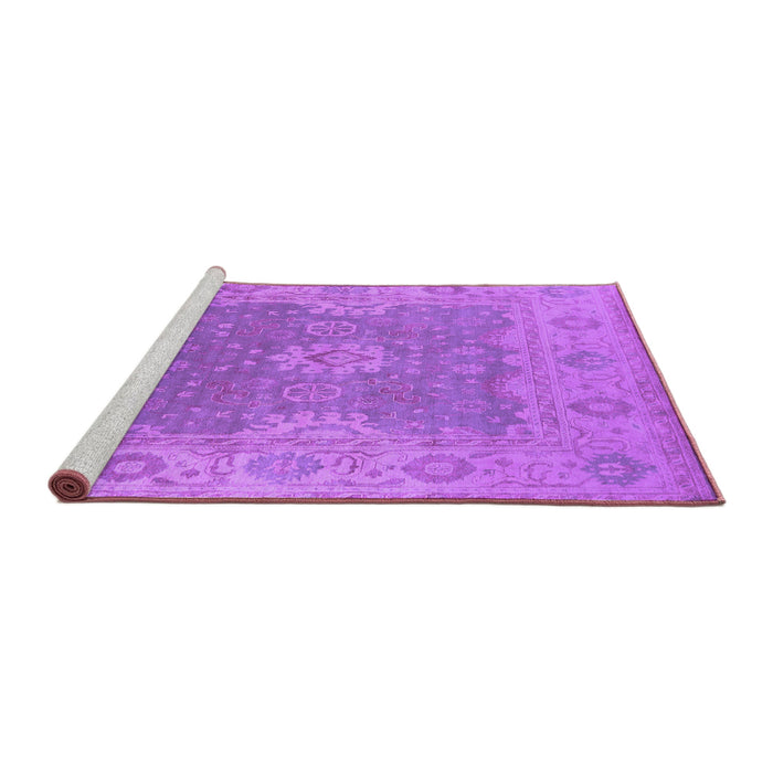 Sideview of Machine Washable Oriental Purple Industrial Area Rugs, wshurb1623pur