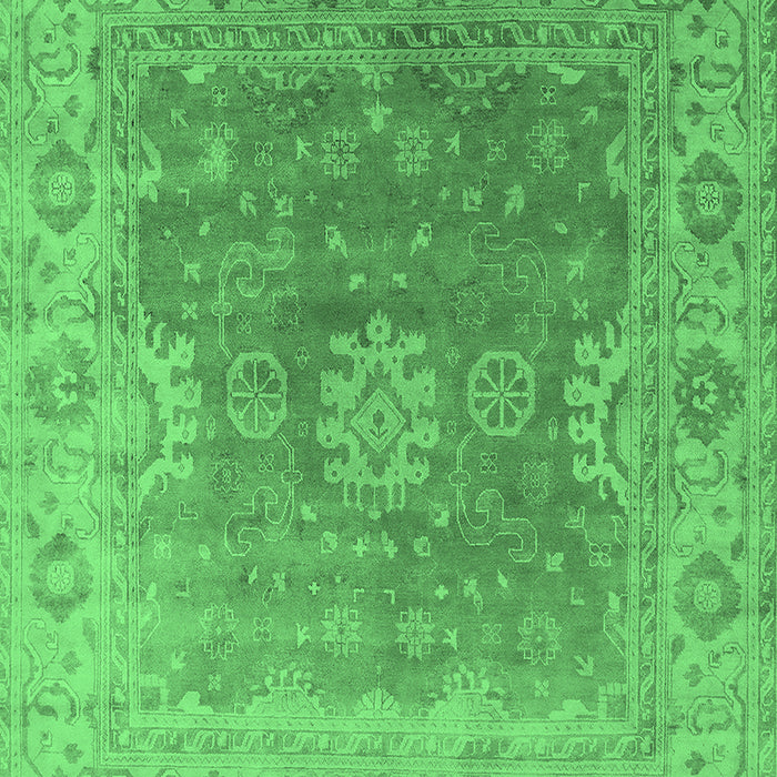 Oriental Emerald Green Industrial Rug, urb1624emgrn
