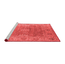 Industrial Red Washable Rugs