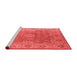 Industrial Red Washable Rugs