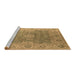 Sideview of Machine Washable Oriental Brown Industrial Rug, wshurb1624brn