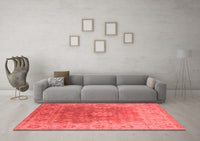 Machine Washable Oriental Red Industrial Rug, wshurb1624red