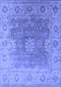 Oriental Blue Industrial Rug, urb1624blu