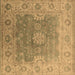 Square Oriental Brown Industrial Rug, urb1624brn