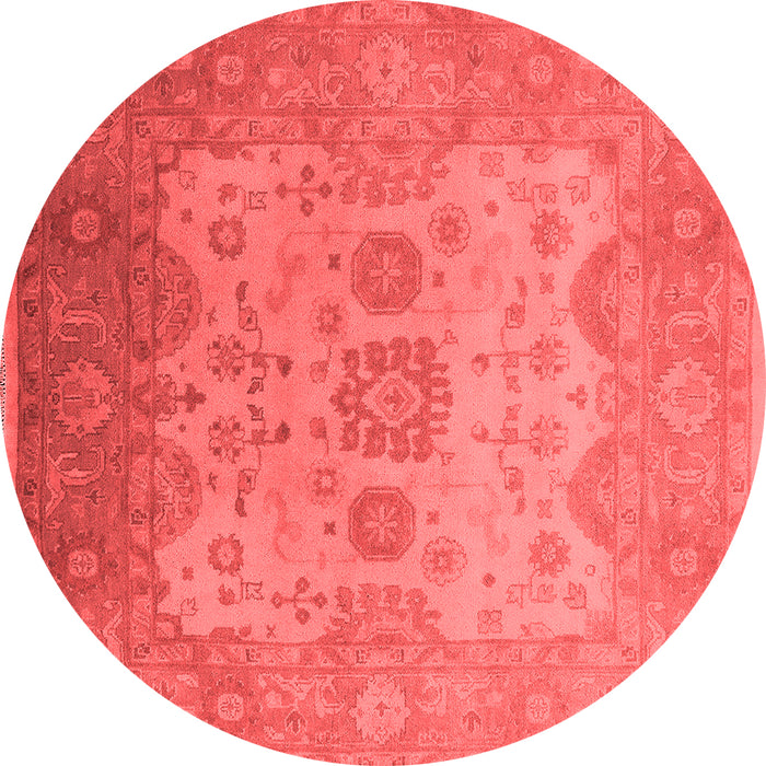 Machine Washable Oriental Red Industrial Rug, wshurb1625red