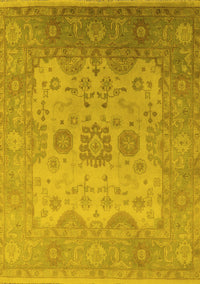 Oriental Yellow Industrial Rug, urb1625yw