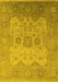 Oriental Yellow Industrial Rug, urb1625yw