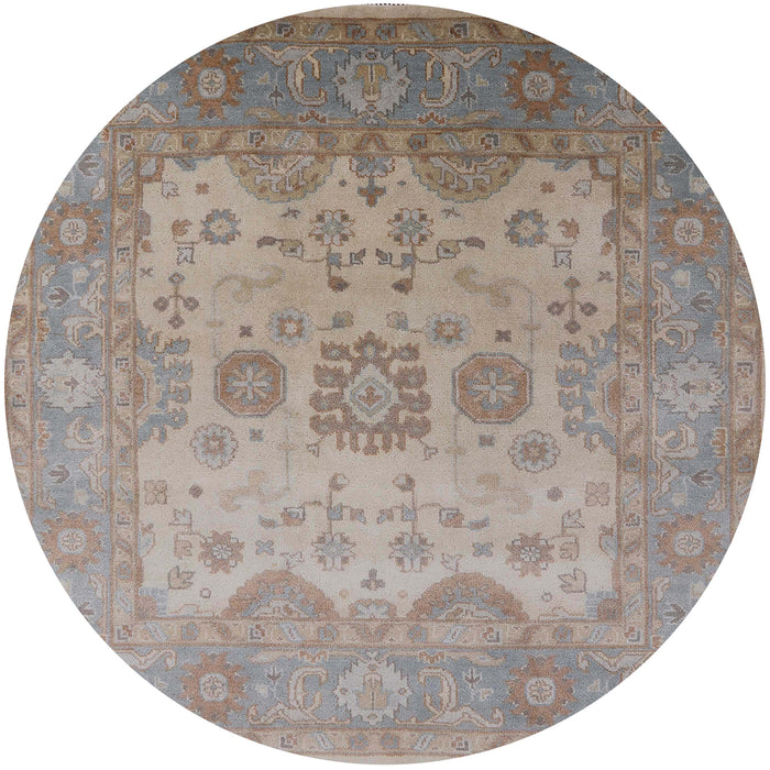 Round Machine Washable Industrial Modern Rose Dust Purple Rug, wshurb1625