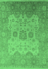 Oriental Emerald Green Industrial Rug, urb1625emgrn