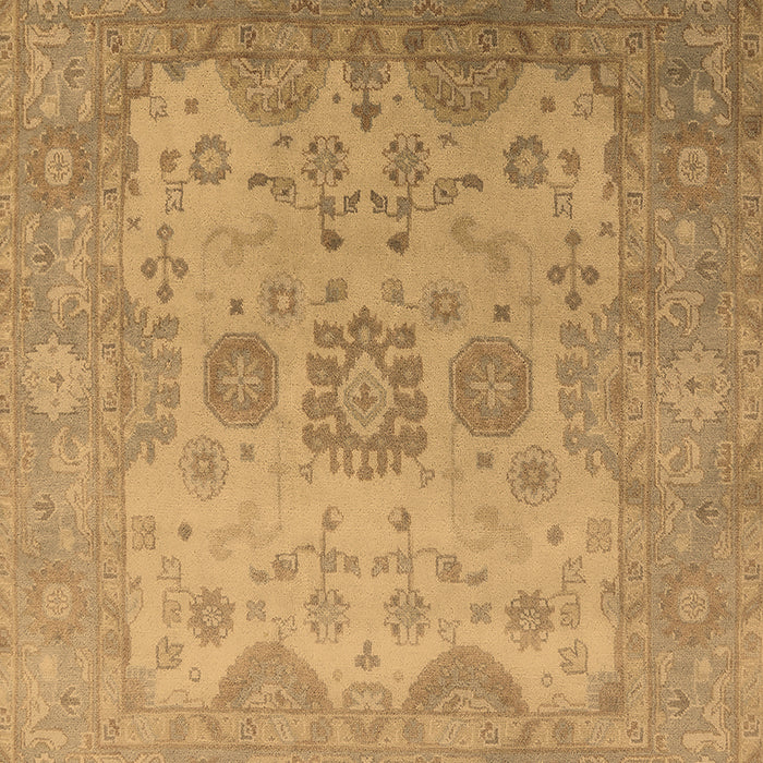 Machine Washable Oriental Brown Industrial Rug, wshurb1625brn