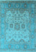 Oriental Light Blue Industrial Rug, urb1625lblu