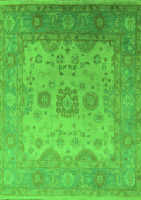 Oriental Green Industrial Rug, urb1625grn