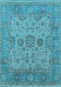 Oriental Light Blue Industrial Rug, urb1626lblu