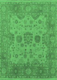 Oriental Emerald Green Industrial Rug, urb1626emgrn