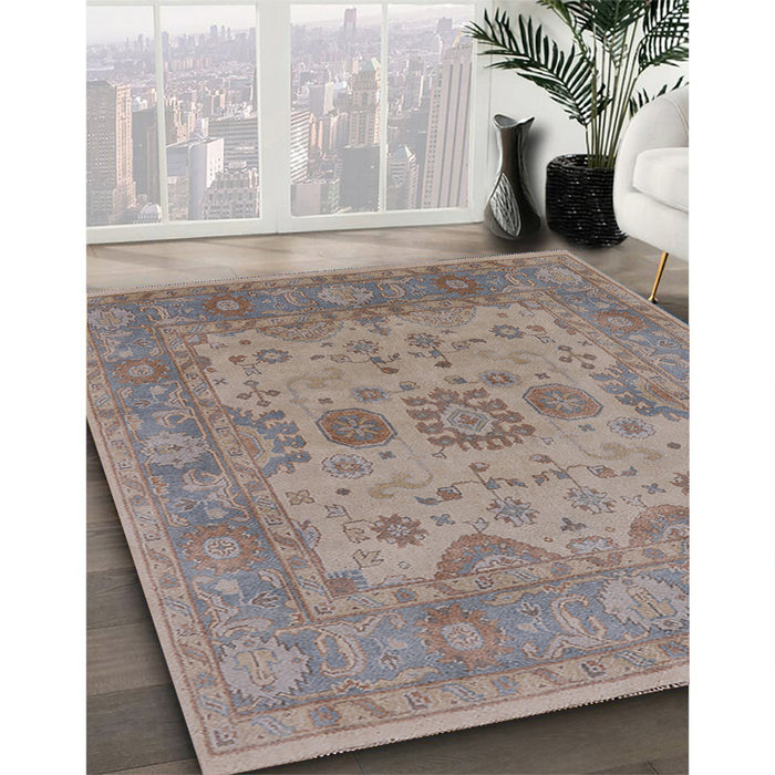 Machine Washable Industrial Modern Rose Dust Purple Rug in a Family Room, wshurb1626