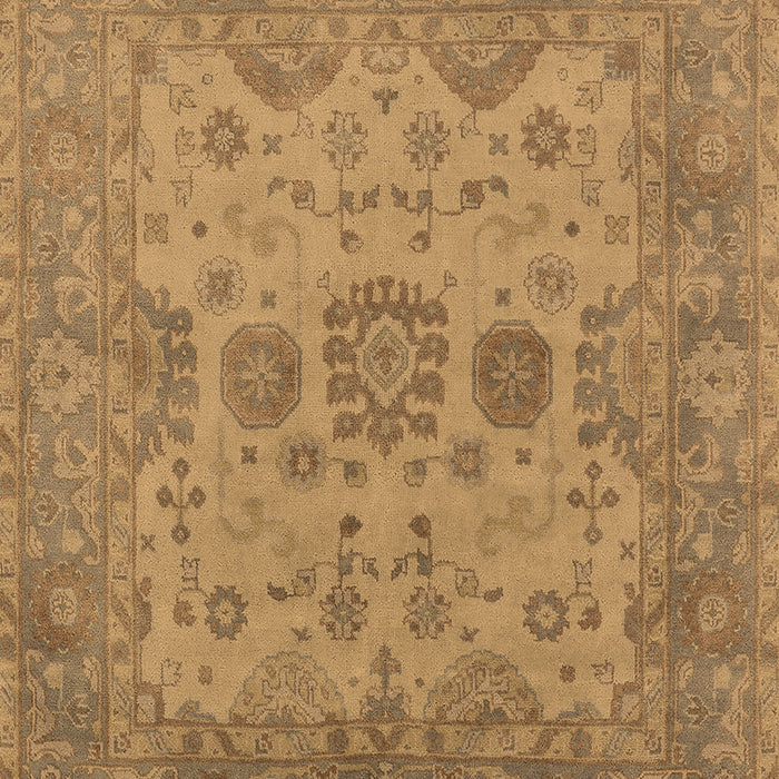 Machine Washable Oriental Brown Industrial Rug, wshurb1626brn