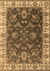 Oriental Brown Industrial Rug, urb1627brn