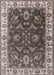 Mid-Century Modern Coffee Brown Oriental Rug, urb1627