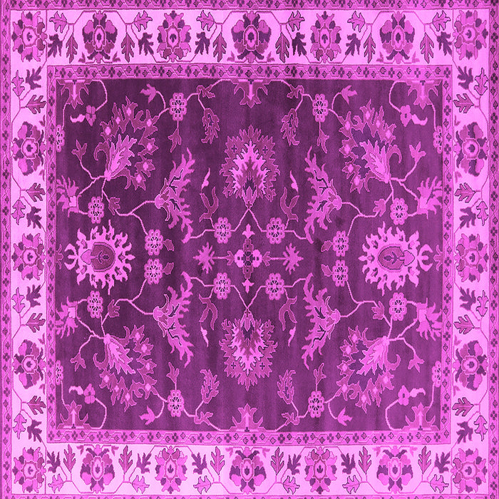 Square Oriental Pink Industrial Rug, urb1627pnk
