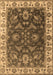 Machine Washable Oriental Brown Industrial Rug, wshurb1627brn