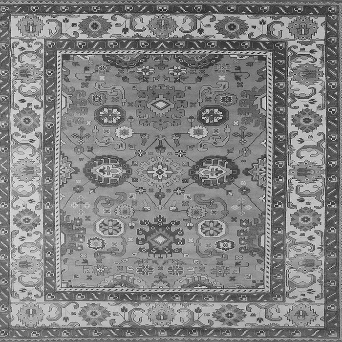 Square Oriental Gray Industrial Rug, urb1628gry