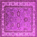 Square Oriental Pink Industrial Rug, urb1628pnk