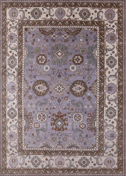 Mid-Century Modern Dark Gray Oriental Rug, urb1628