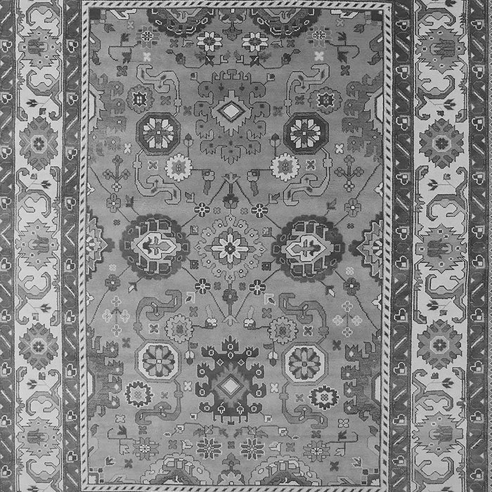 Machine Washable Oriental Gray Industrial Rug, wshurb1628gry