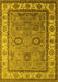 Oriental Yellow Industrial Rug, urb1628yw