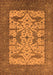 Machine Washable Oriental Orange Industrial Area Rugs, wshurb1629org