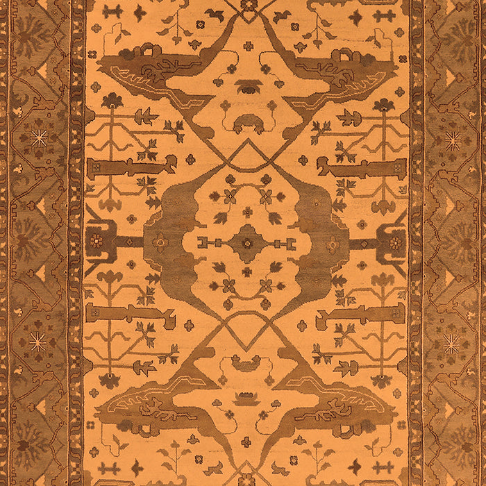 Machine Washable Oriental Orange Industrial Area Rugs, wshurb1629org