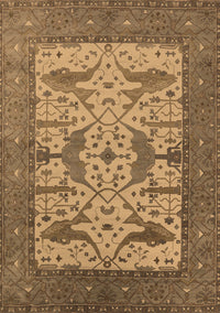 Oriental Brown Industrial Rug, urb1629brn